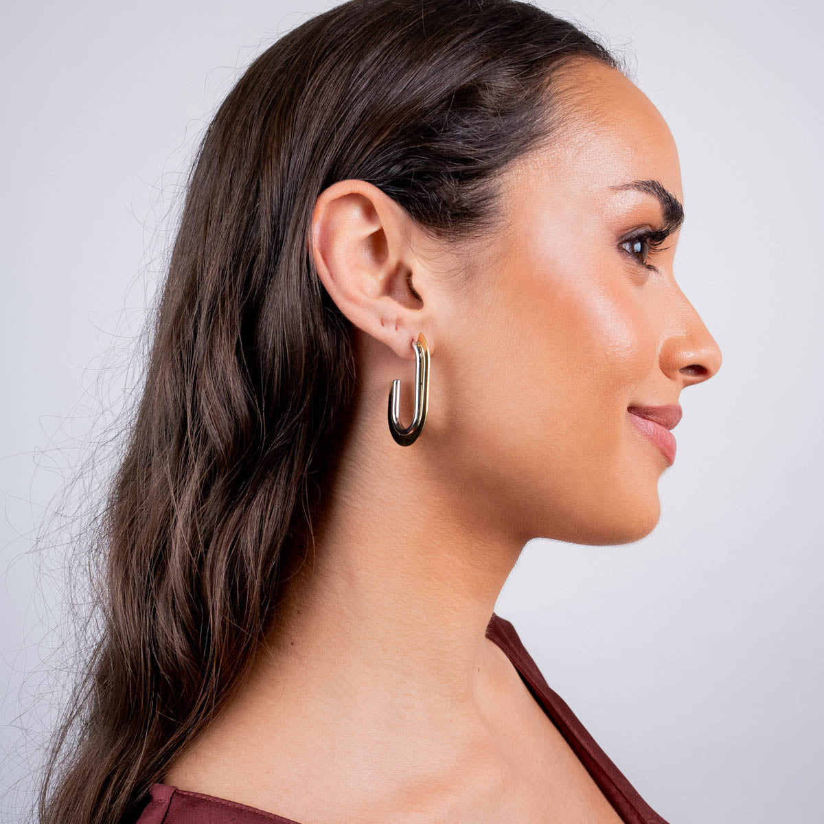 Aros Essentials ovalado combinado Combinado metalizado Anartxy