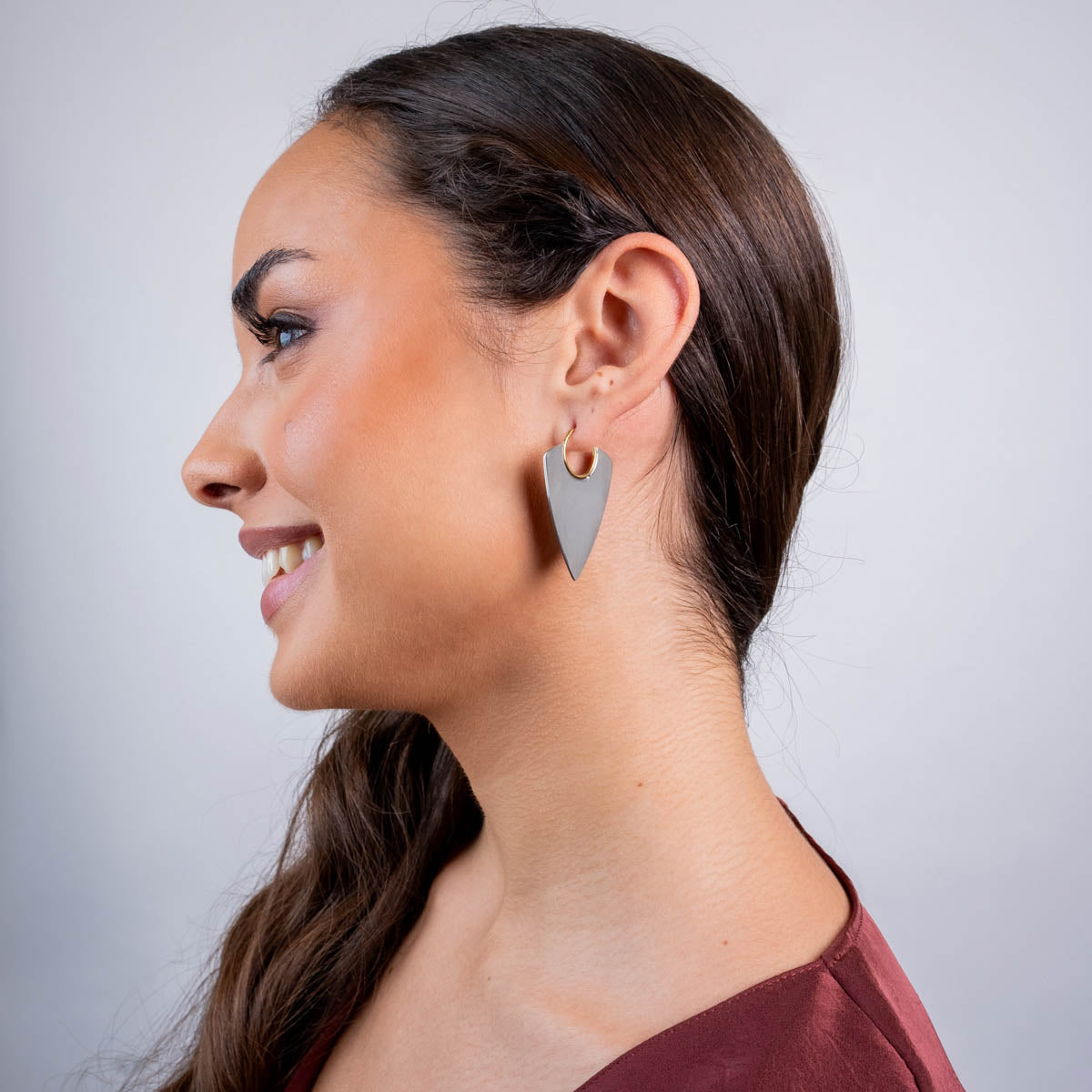 Aros Essentials triangular púa Combinado metalizado Anartxy