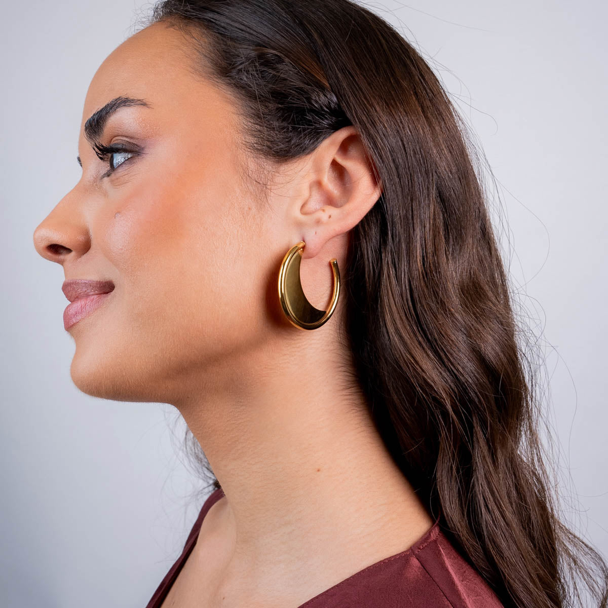 Aros Essentials diseño dual Dorado Anartxy