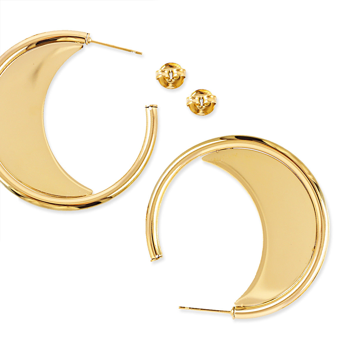 Aros Essentials diseño dual Dorado Anartxy