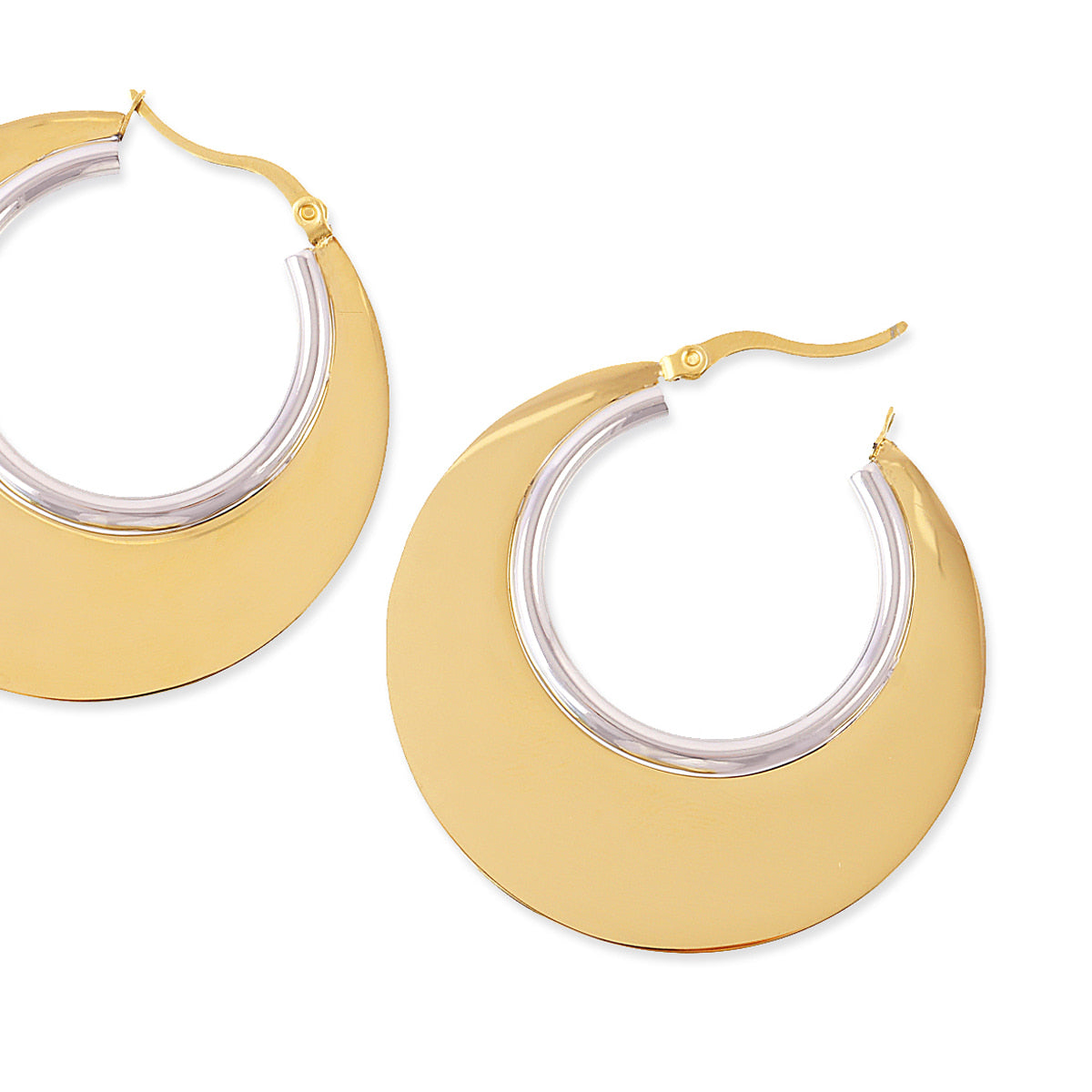 Aros Essentials efecto medallón combinado Combinado metalizado Anartxy