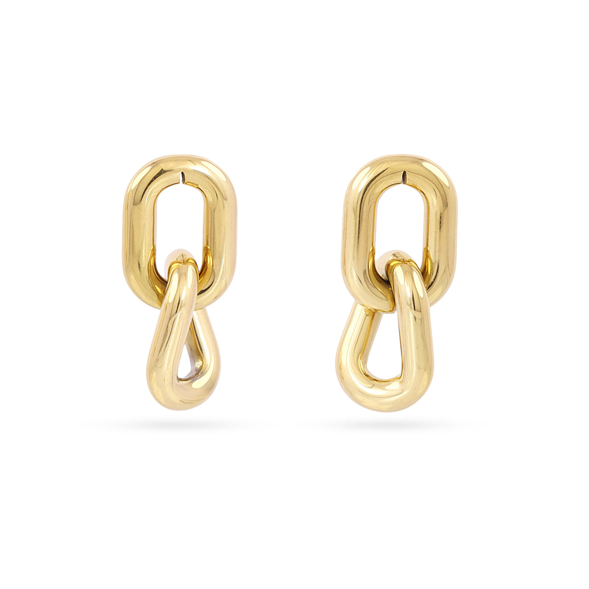 Pendientes Essentials doble nudo Dorado Anartxy