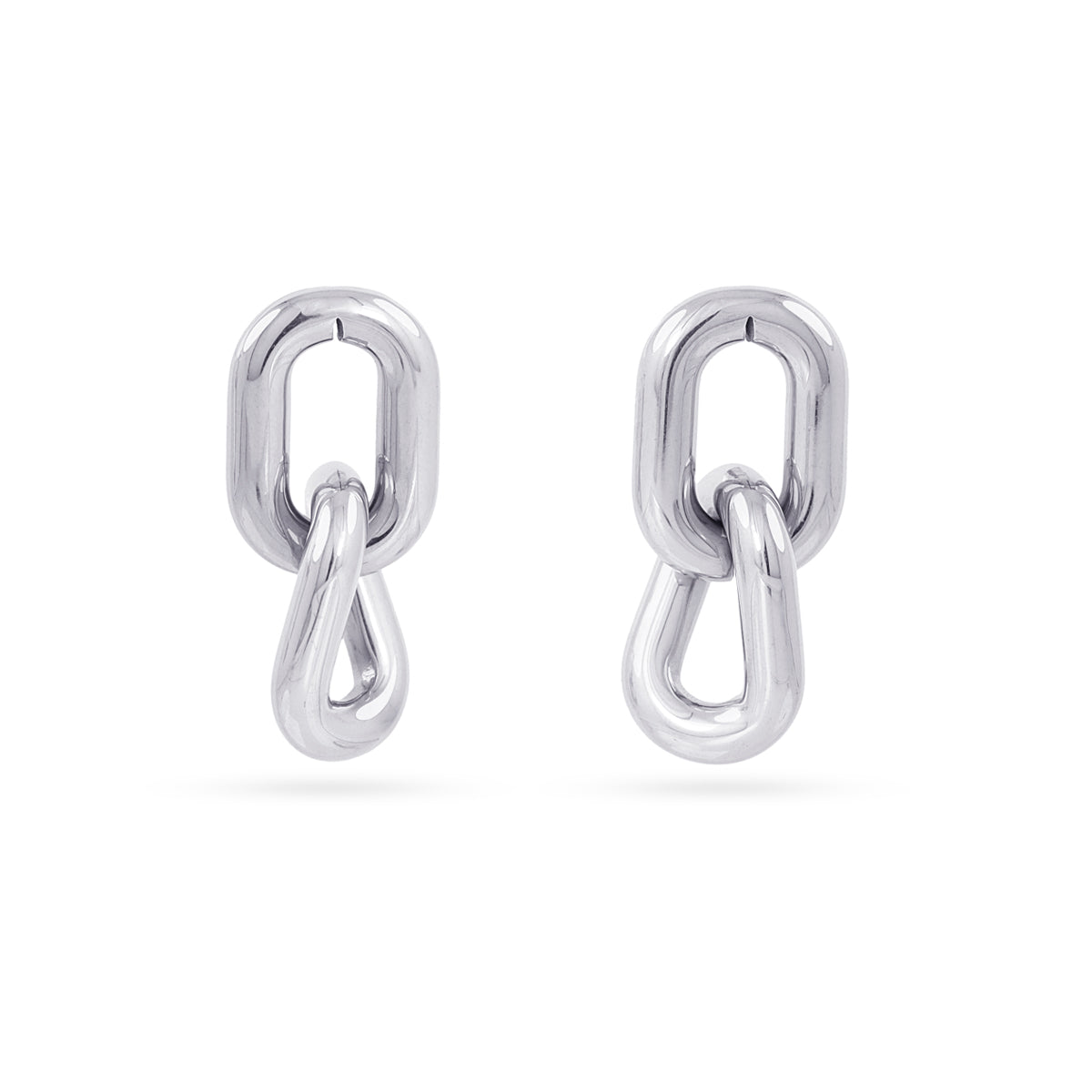 Pendientes Essentials doble nudo Plateado Anartxy