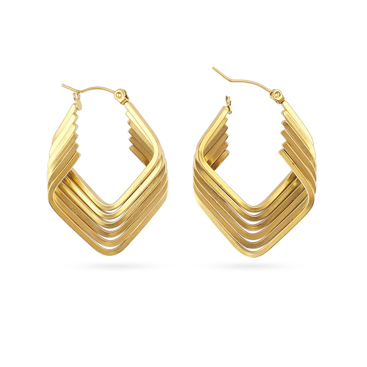 Aros Essentials triangular Dorado Anartxy
