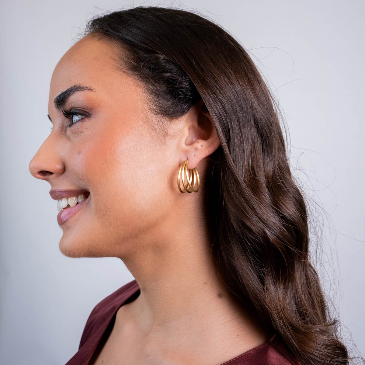 Aros Essentials triple banda Dorado Anartxy