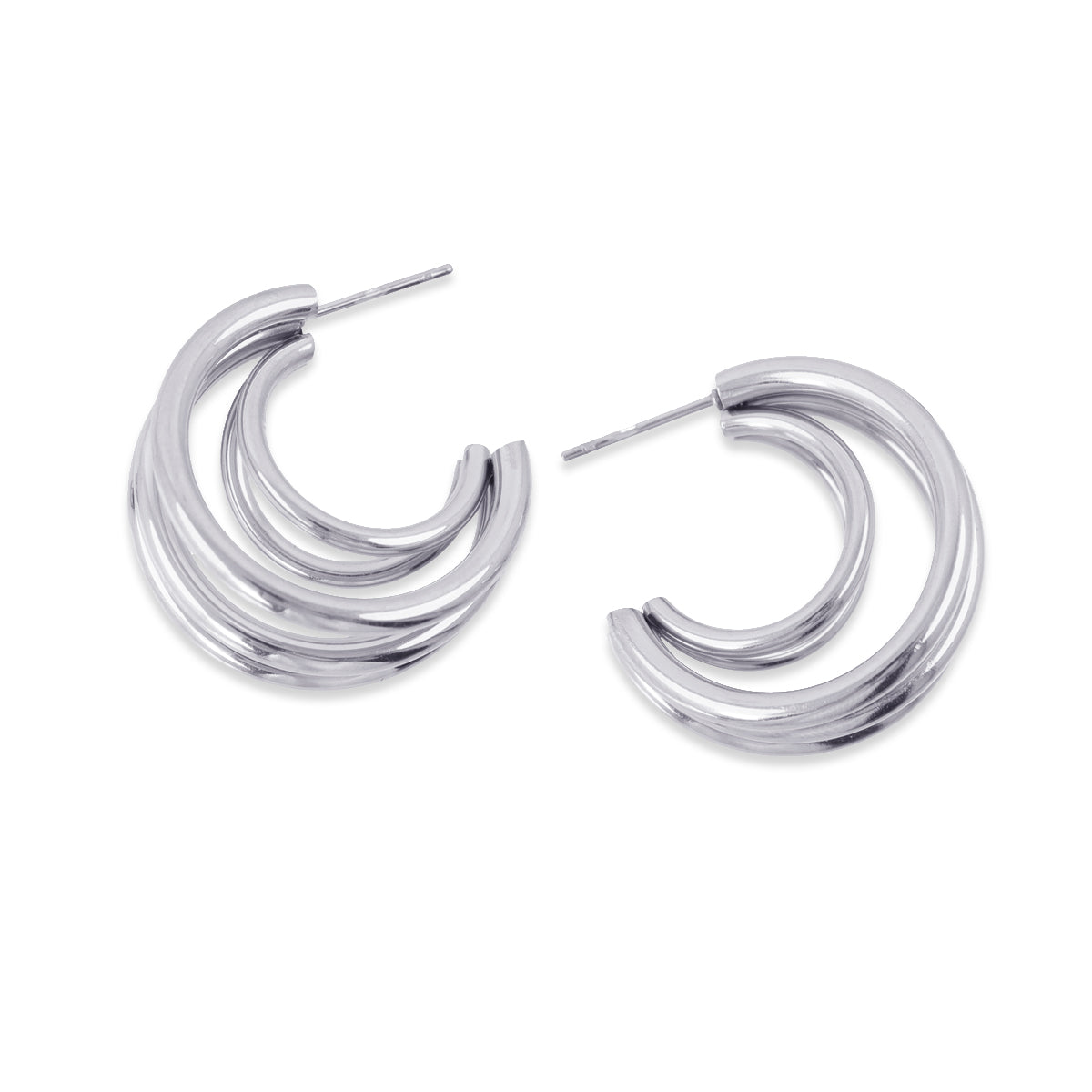Aros Essentials degradado Plateado Anartxy