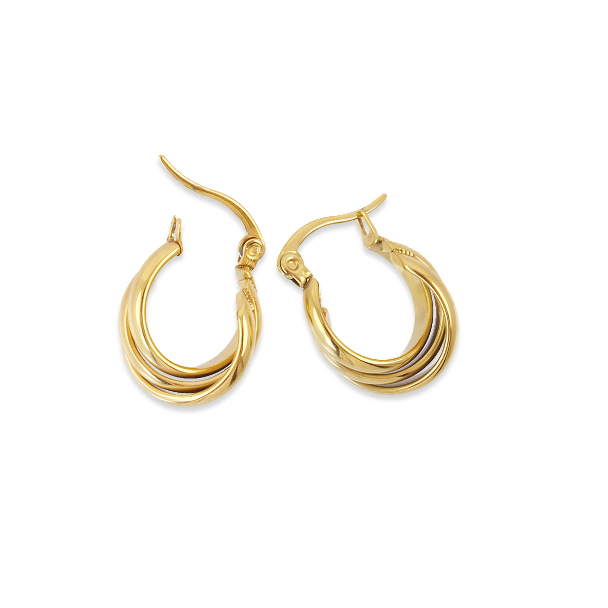 Aros Essentials triple cuerda pequeños Dorado Anartxy