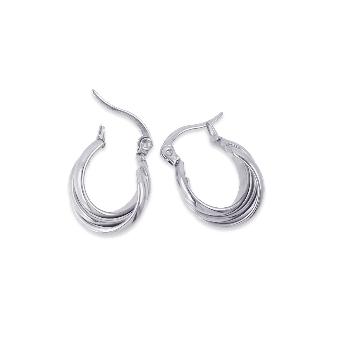Aros Essentials triple cuerda pequeños Plateado Anartxy