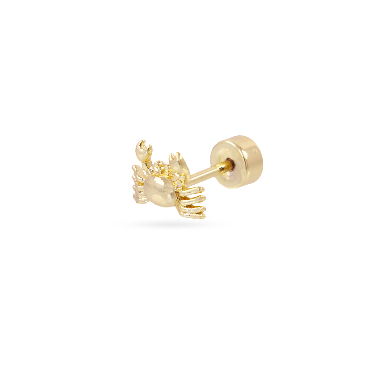 Piercing cangrejo dorado Dorado Anartxy