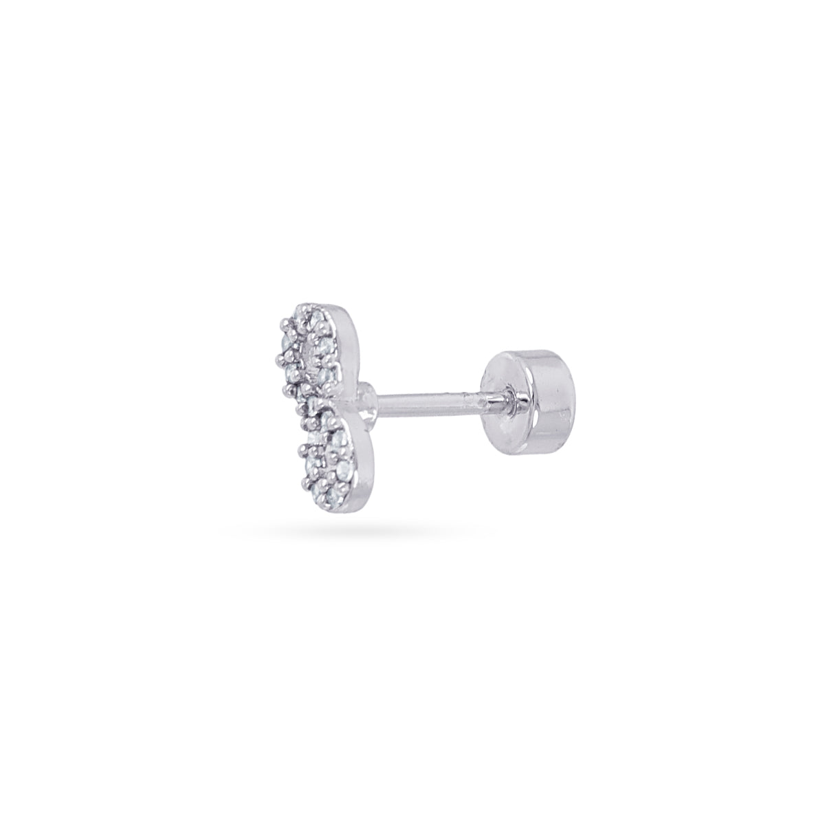 Piercing infinito circonitas Plateado Anartxy