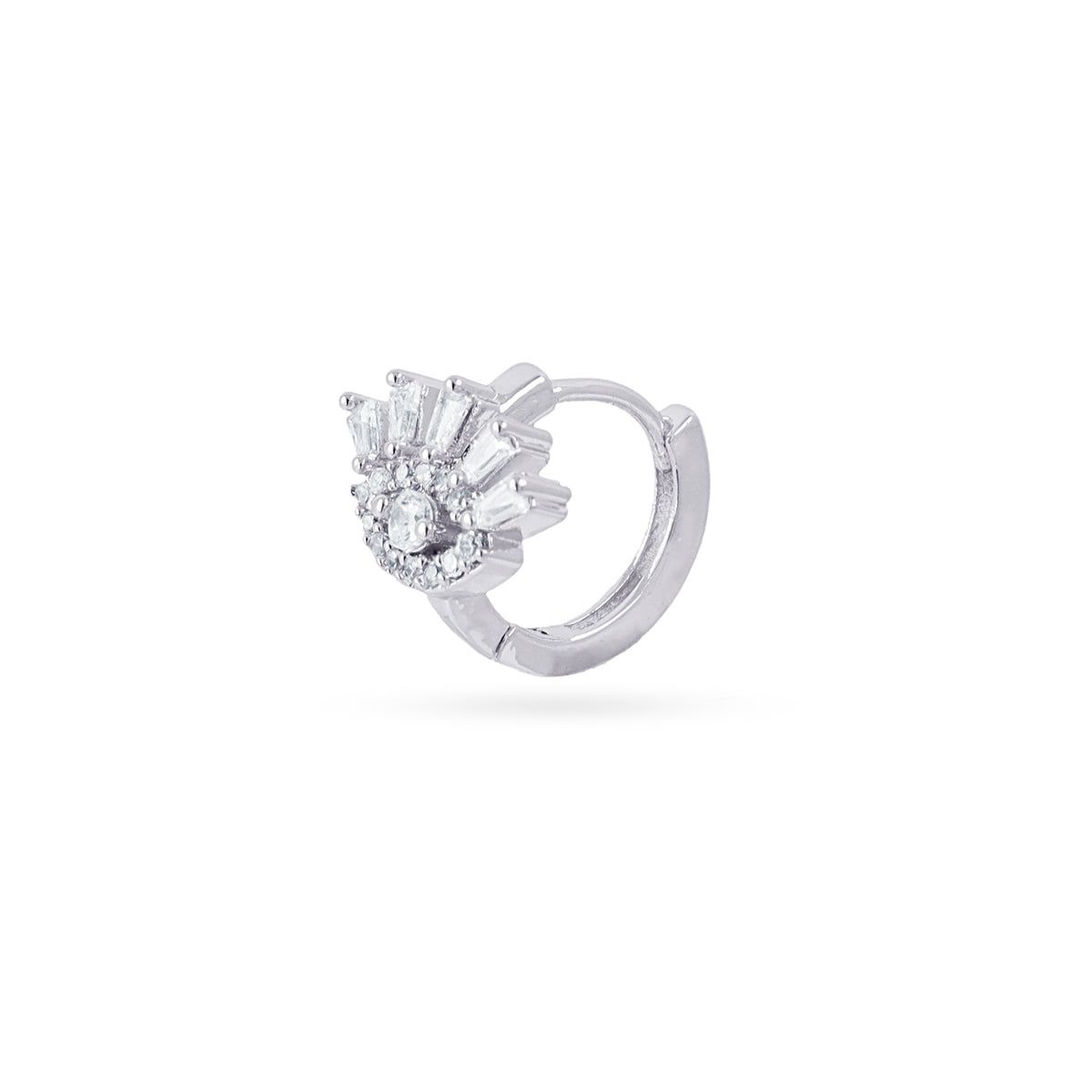 Piercing aro ojo simbolico circonitas Plateado Anartxy