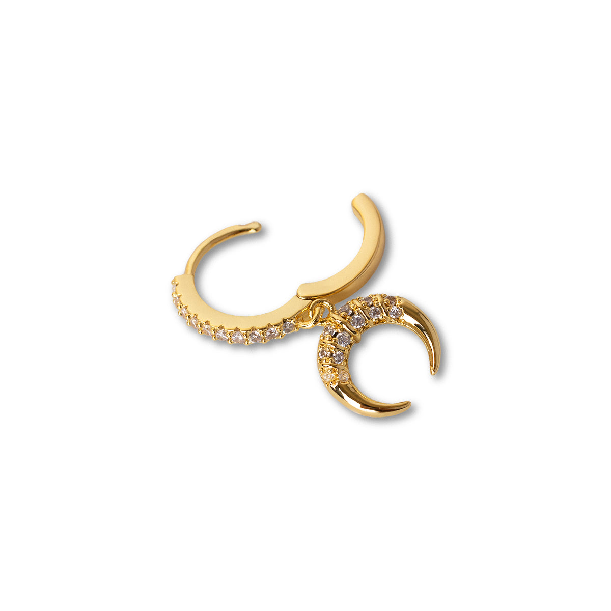 Piercing luna circonitas Dorado Anartxy
