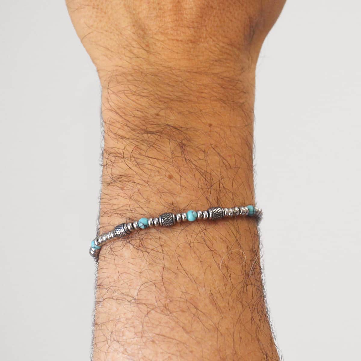 Pulsera Lucio Plateado Anartxy