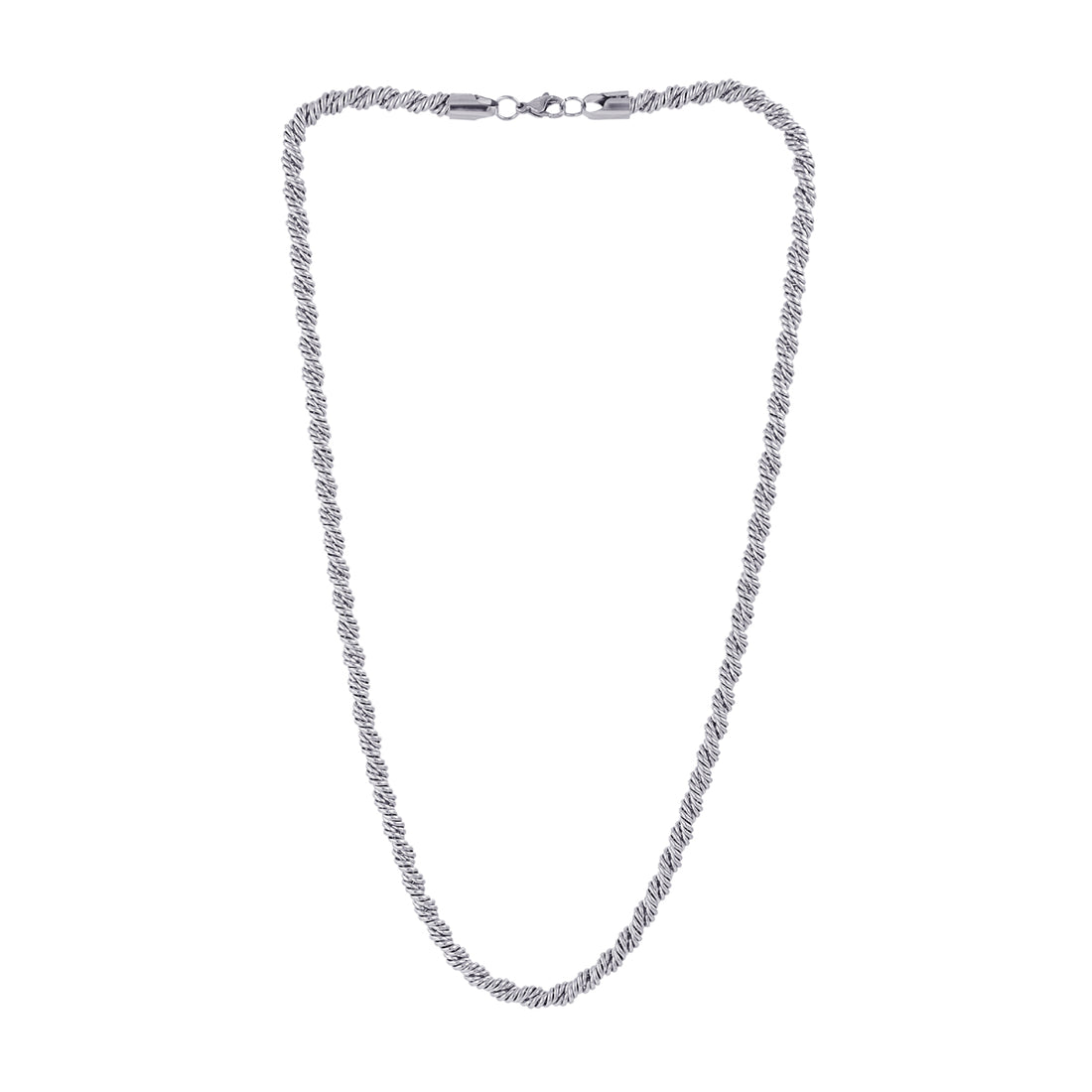 Collar Man Dominion Plateado Anartxy