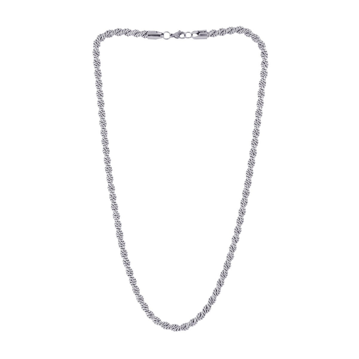Collar Man Dominion Plateado Anartxy