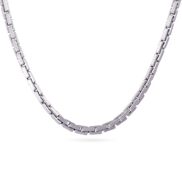 Collar Man Reign Plateado Anartxy