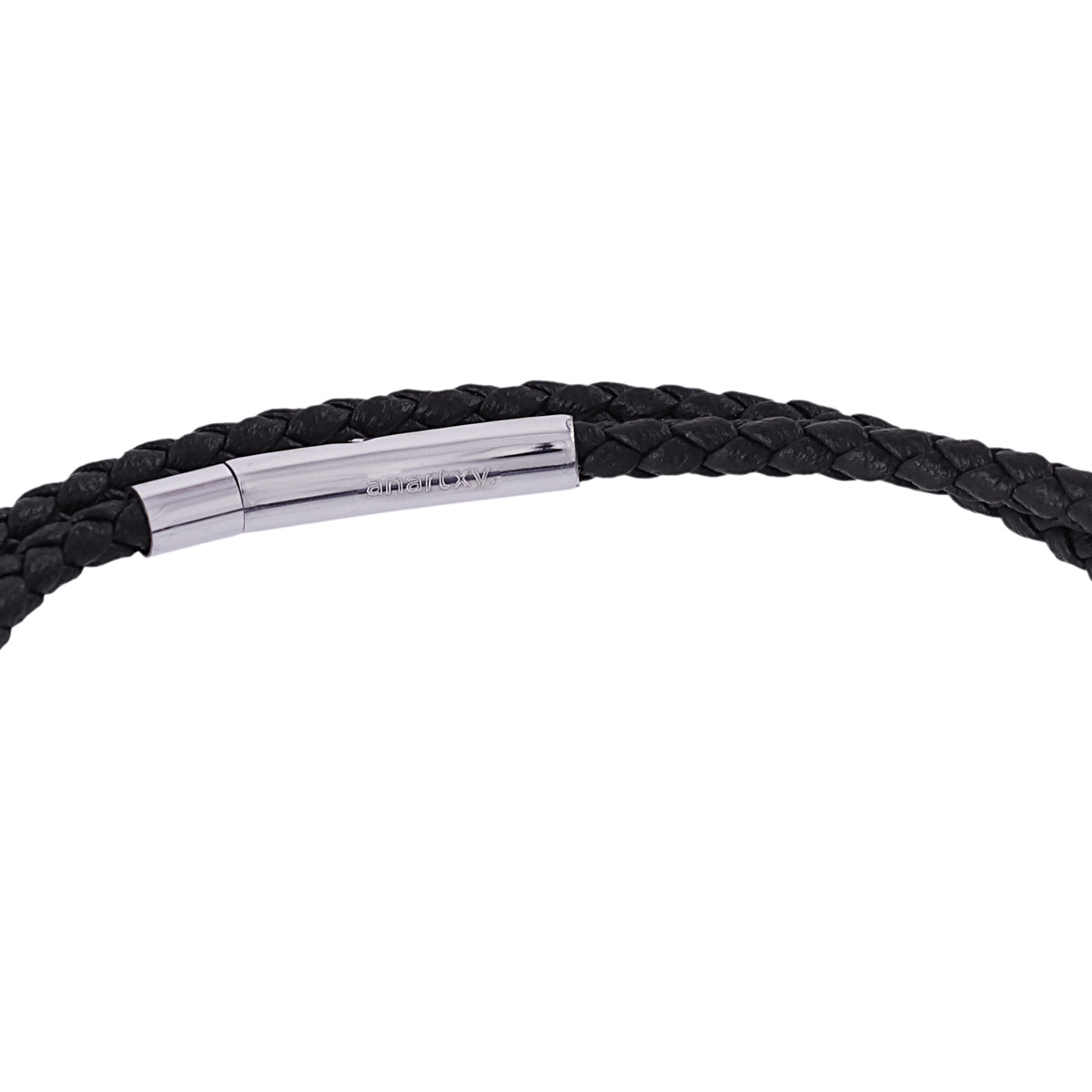 Pulsera hombre barra pavé Negro Anartxy