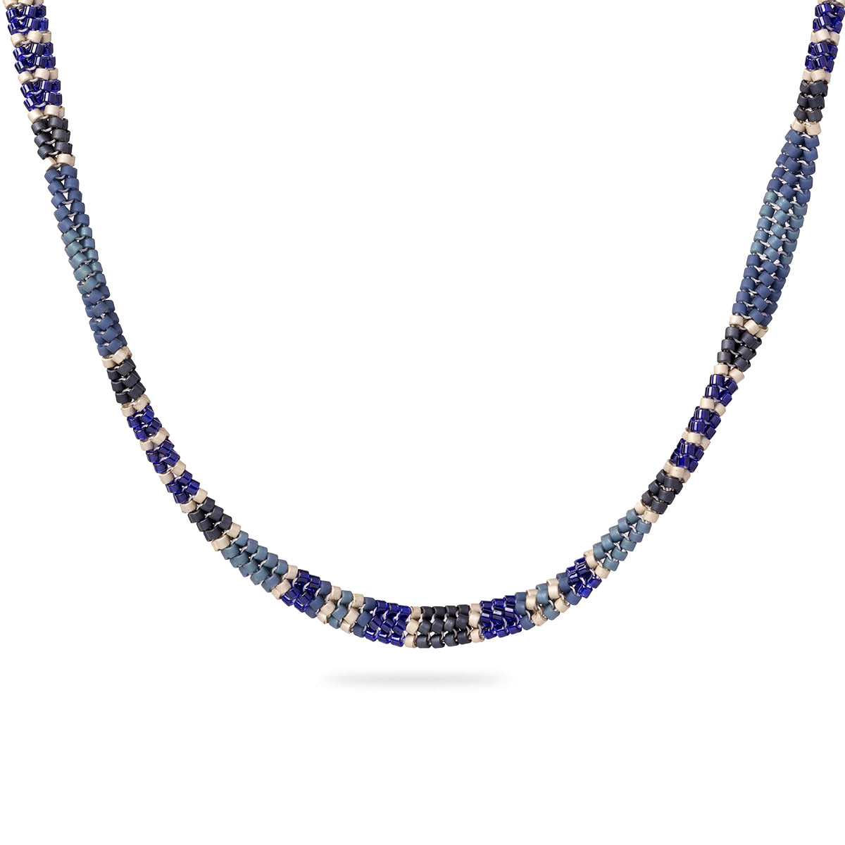 Collar hombre cuentas Azul Anartxy