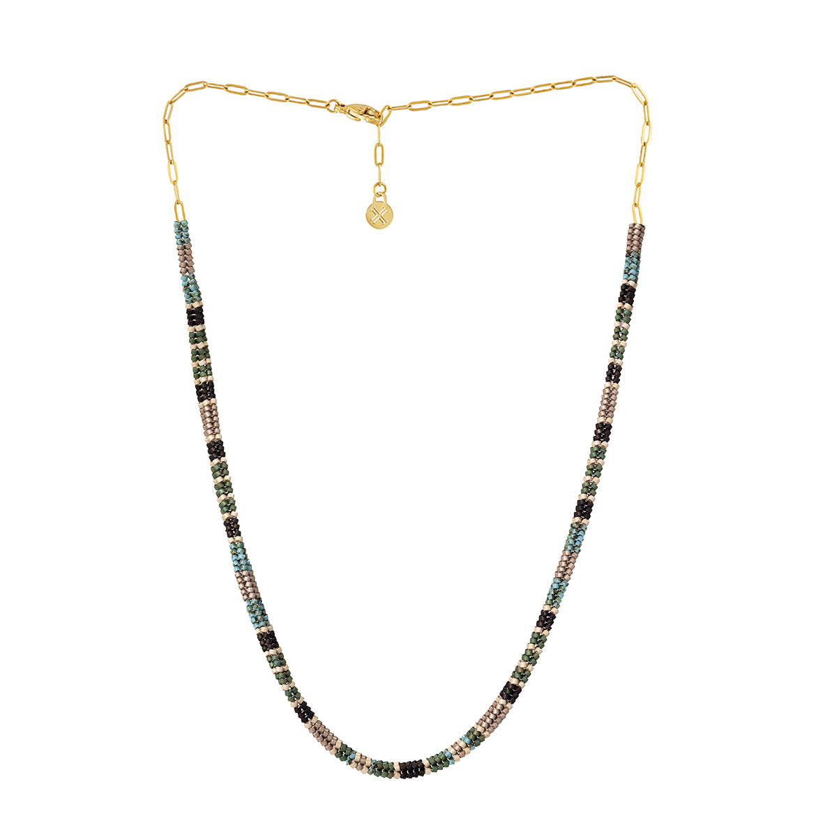 Collar hombre cuentas Turquesa Anartxy