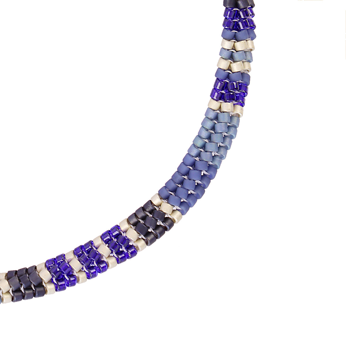 Pulsera hombre cuentas mosaico Azul Anartxy