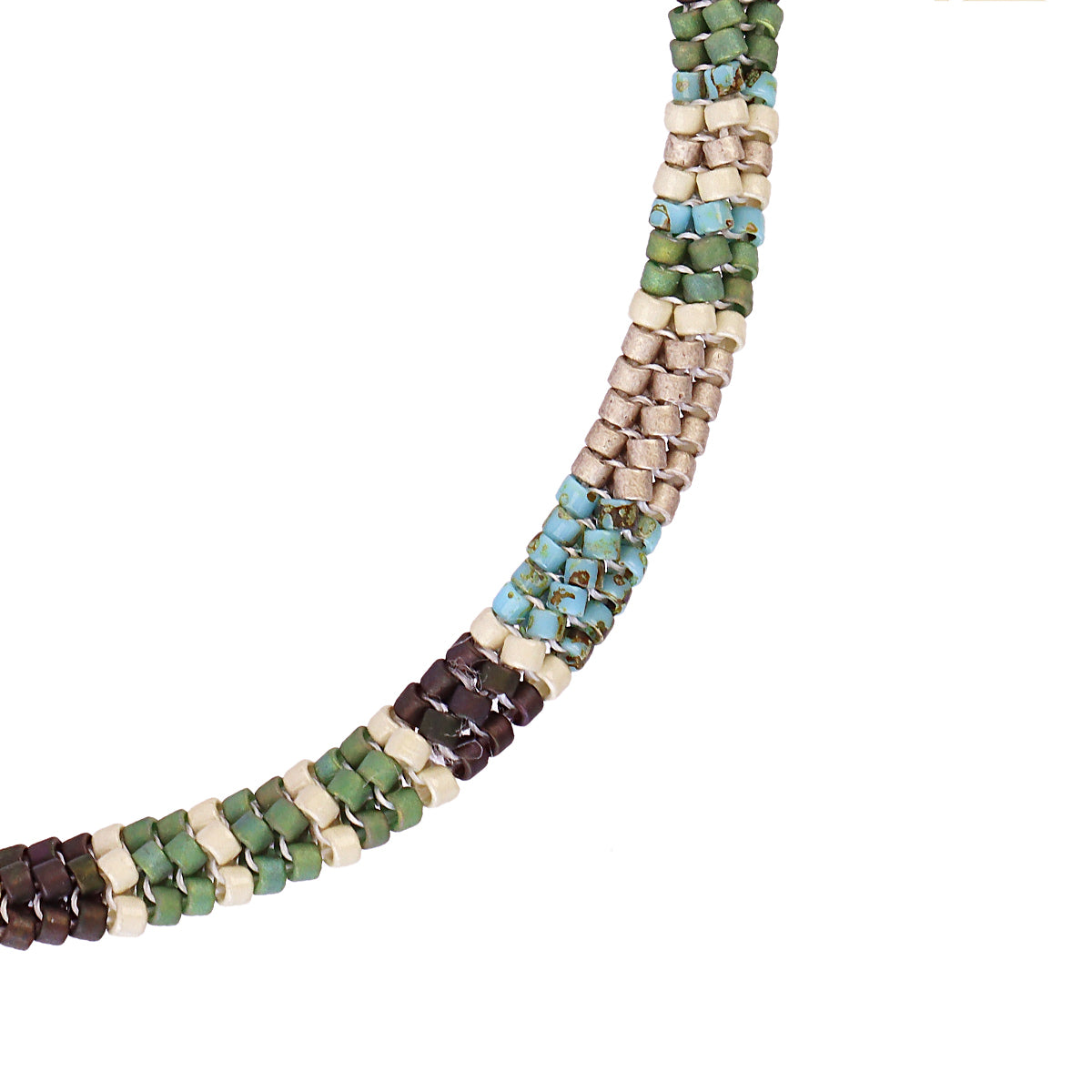 Pulsera hombre cuentas mosaico Turquesa Anartxy