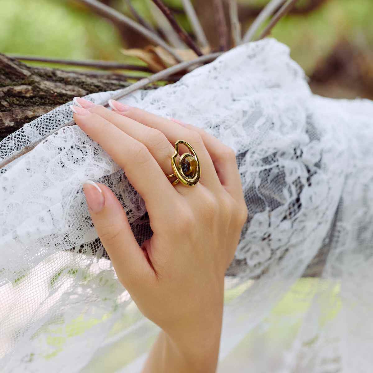 Anillo ajustable Mirage ojo Anartxy