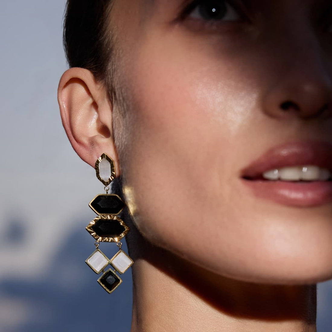Pendientes Gleam rombos Anartxy