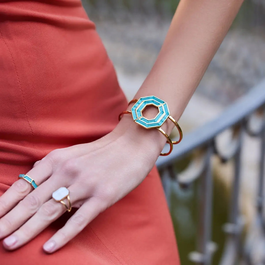 Pulsera Gleam Sytha Turquesa Anartxy