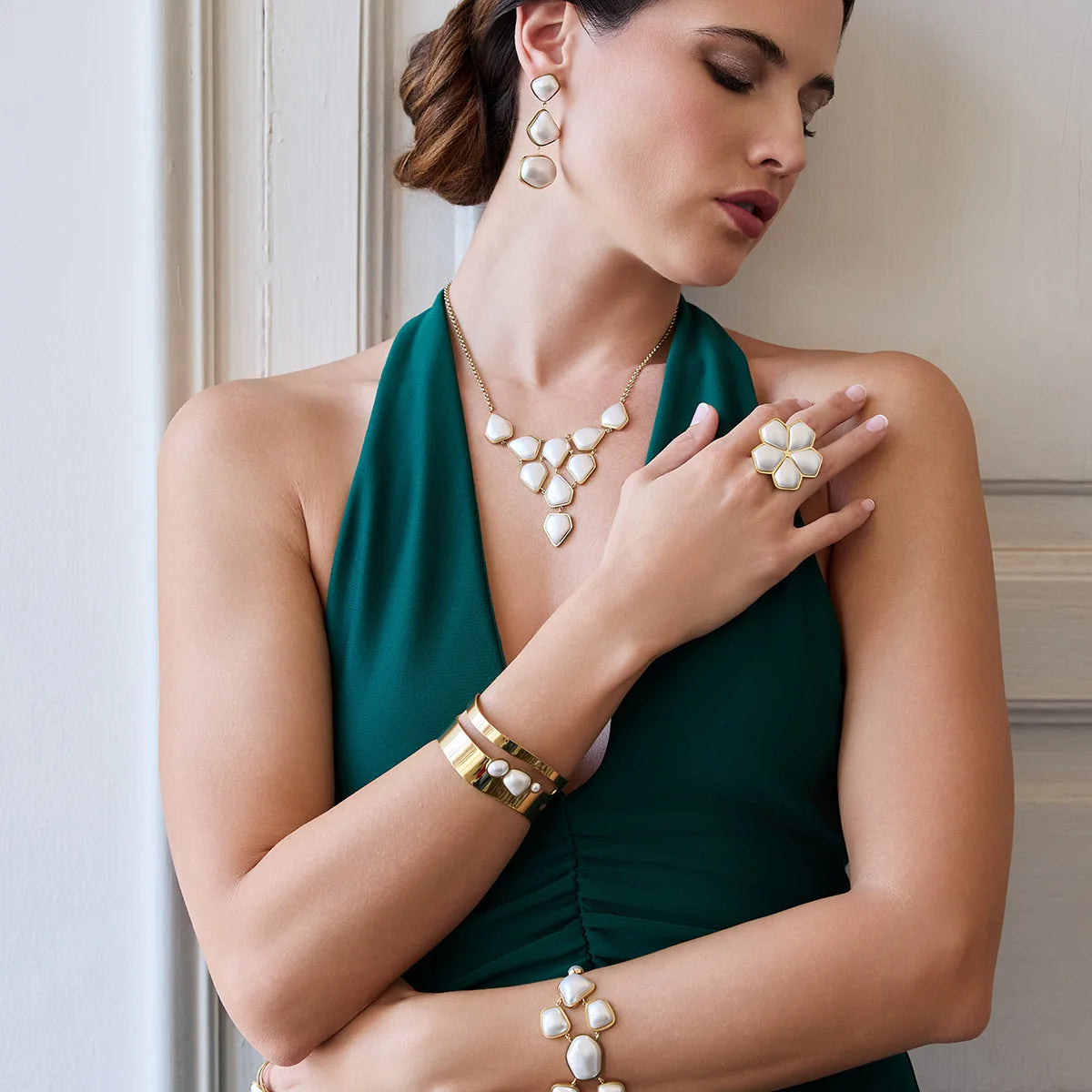 Pulsera Whim Shella Dorado Anartxy