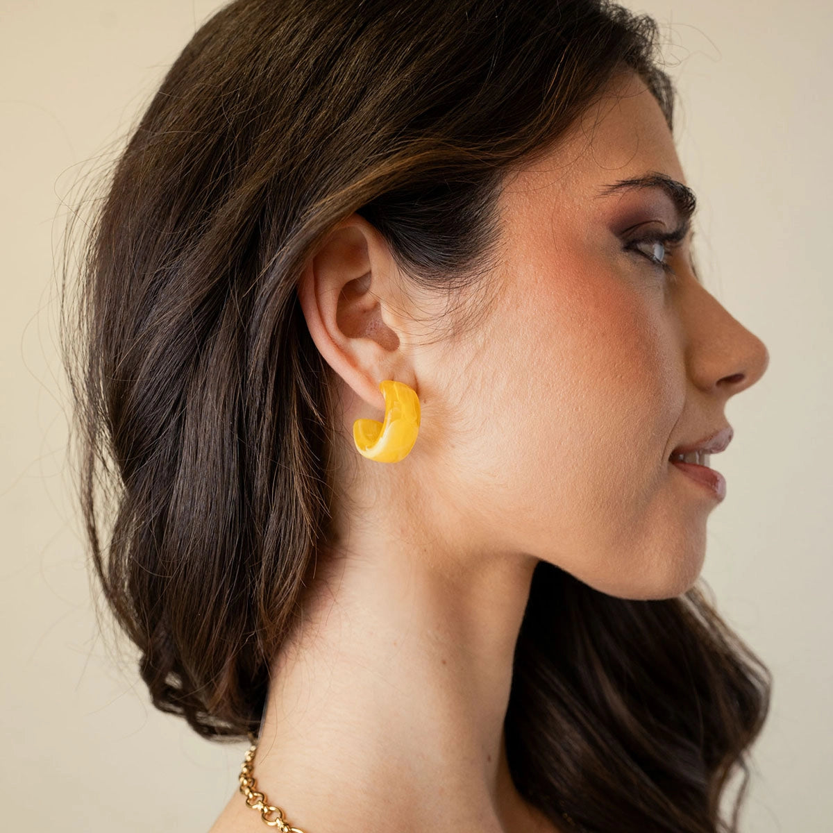 Pendientes Thalia Astra Amarillo Anartxy