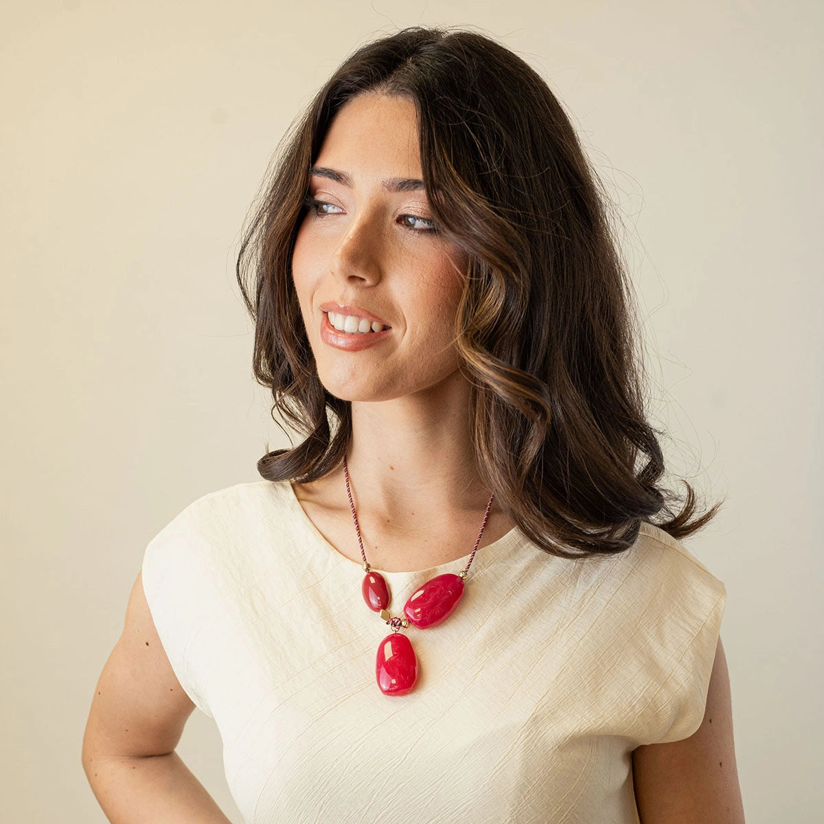 Collar Marbles Minyx Rojo Anartxy