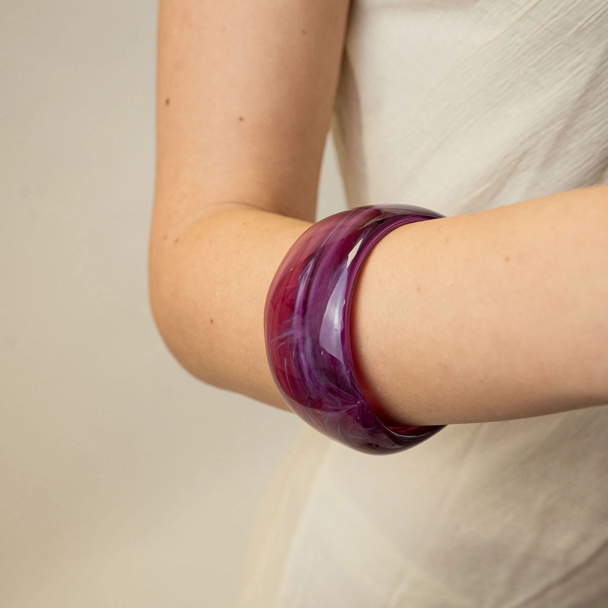 Pulsera Thalia Cosma Morado Anartxy