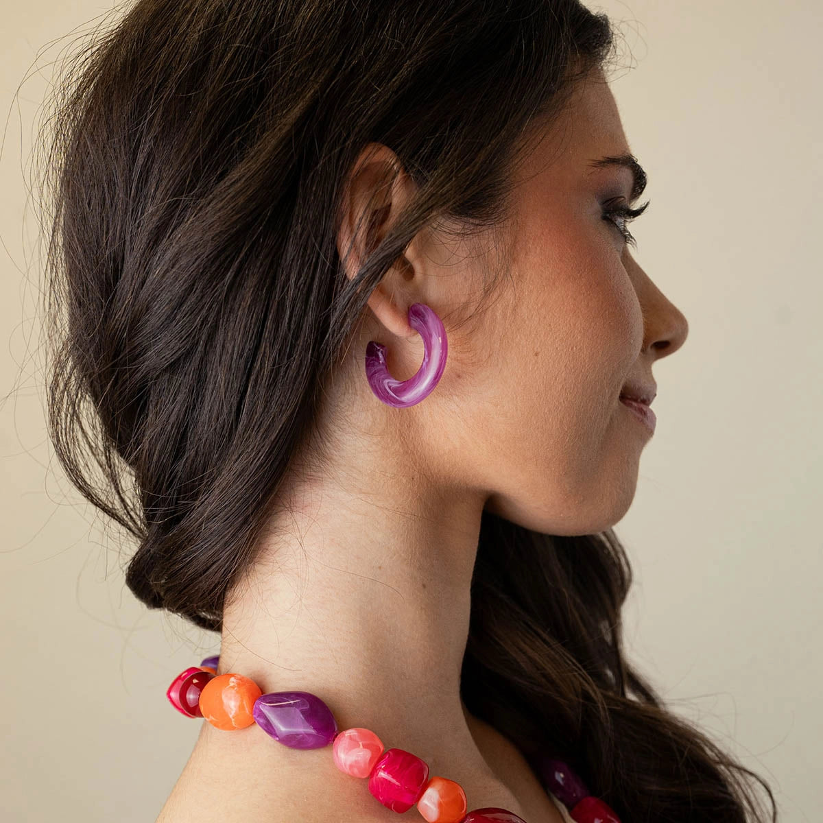 Pendientes Thalia Opal Rosa Anartxy