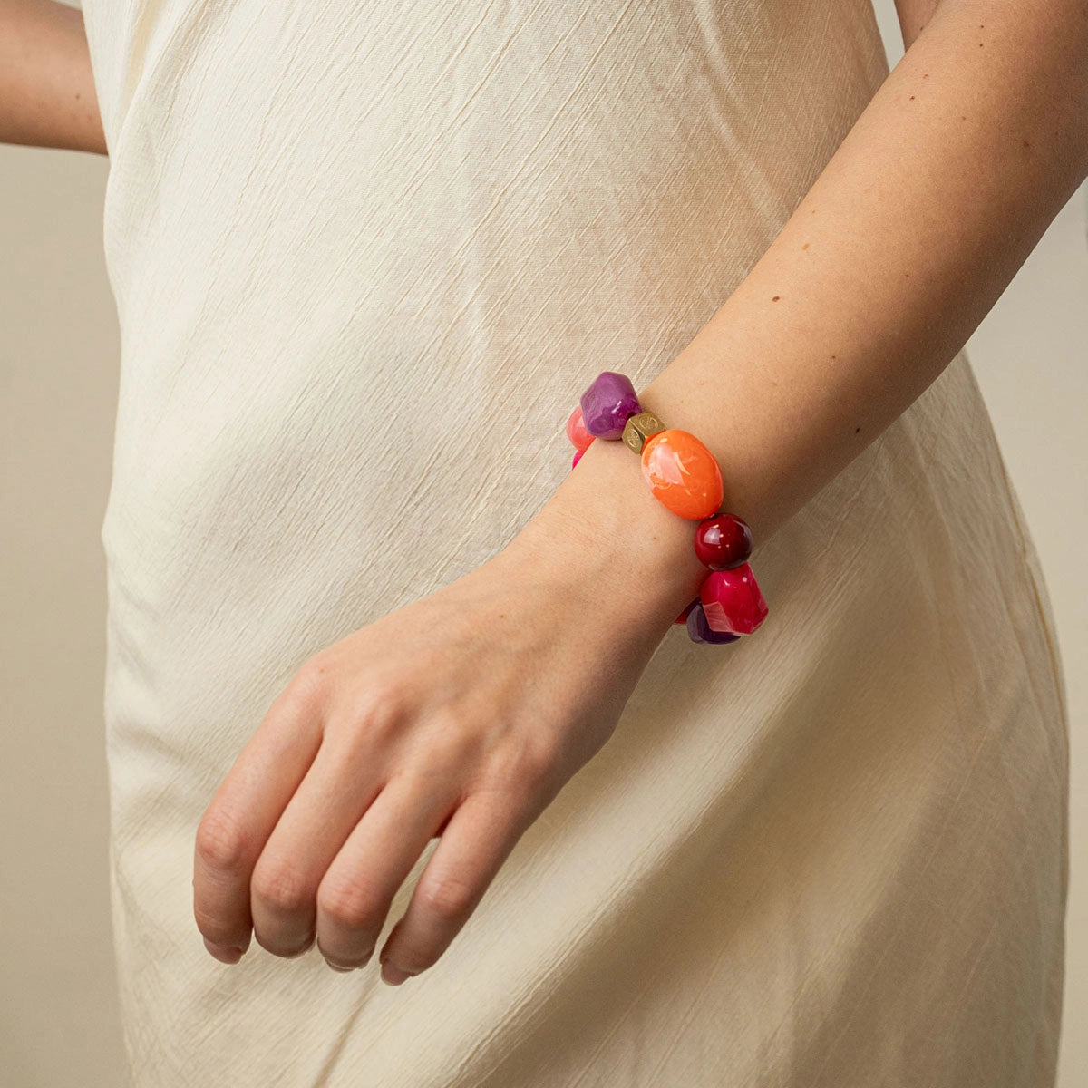 Pulsera Marbles Vessia Rosa Anartxy