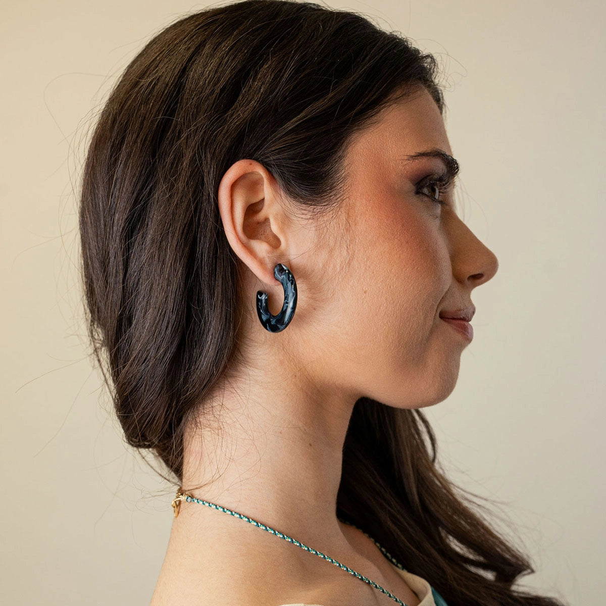 Pendientes Thalia Opal Negro Anartxy