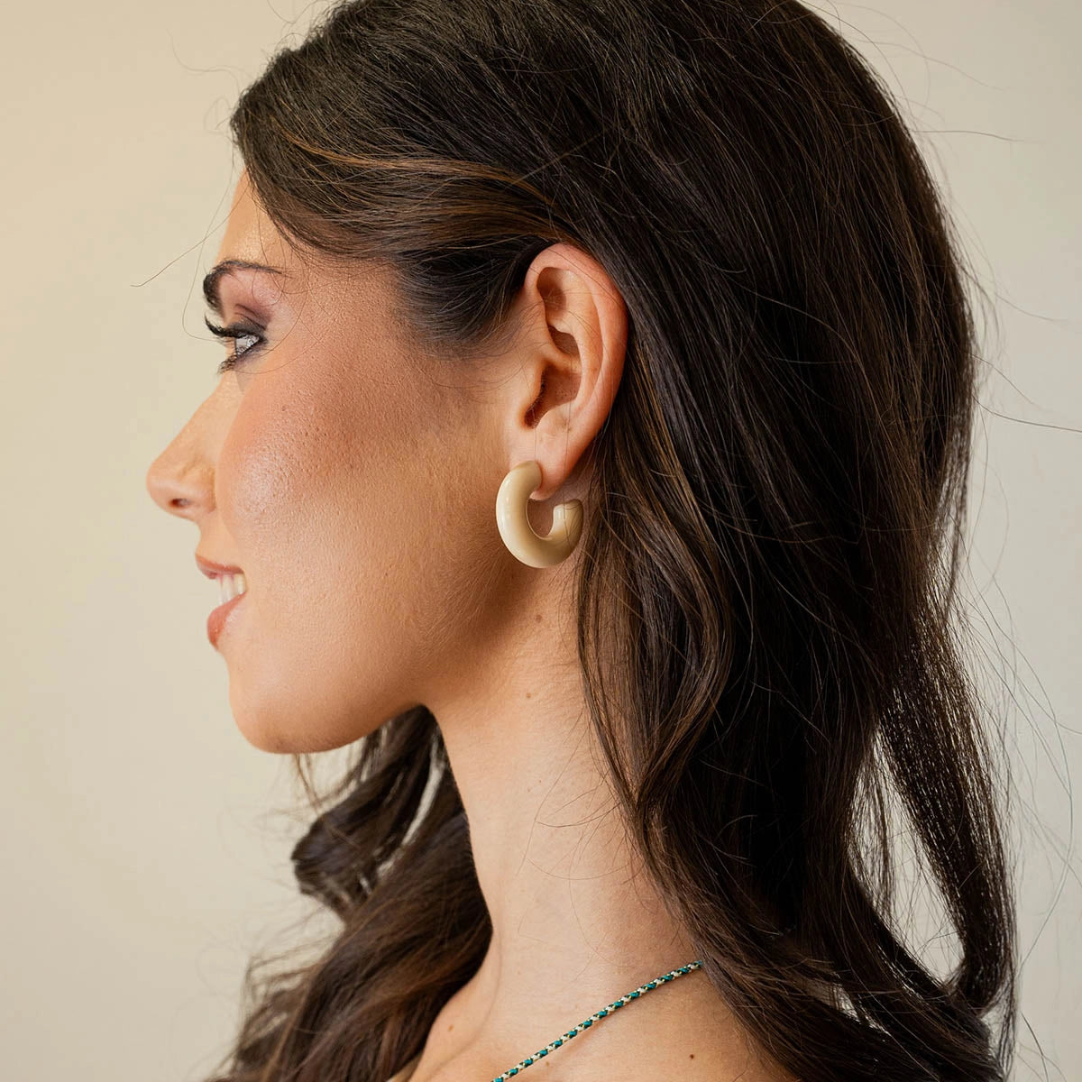 Pendientes Thalia Clair Beige Anartxy