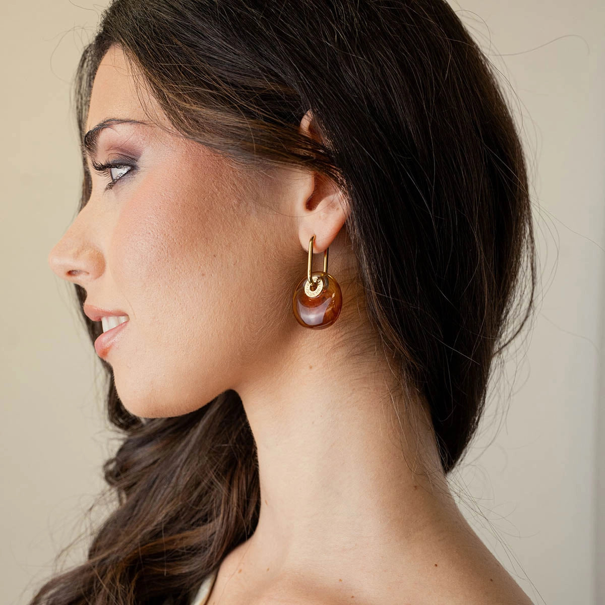 Pendientes Marbles Xyra Café Anartxy