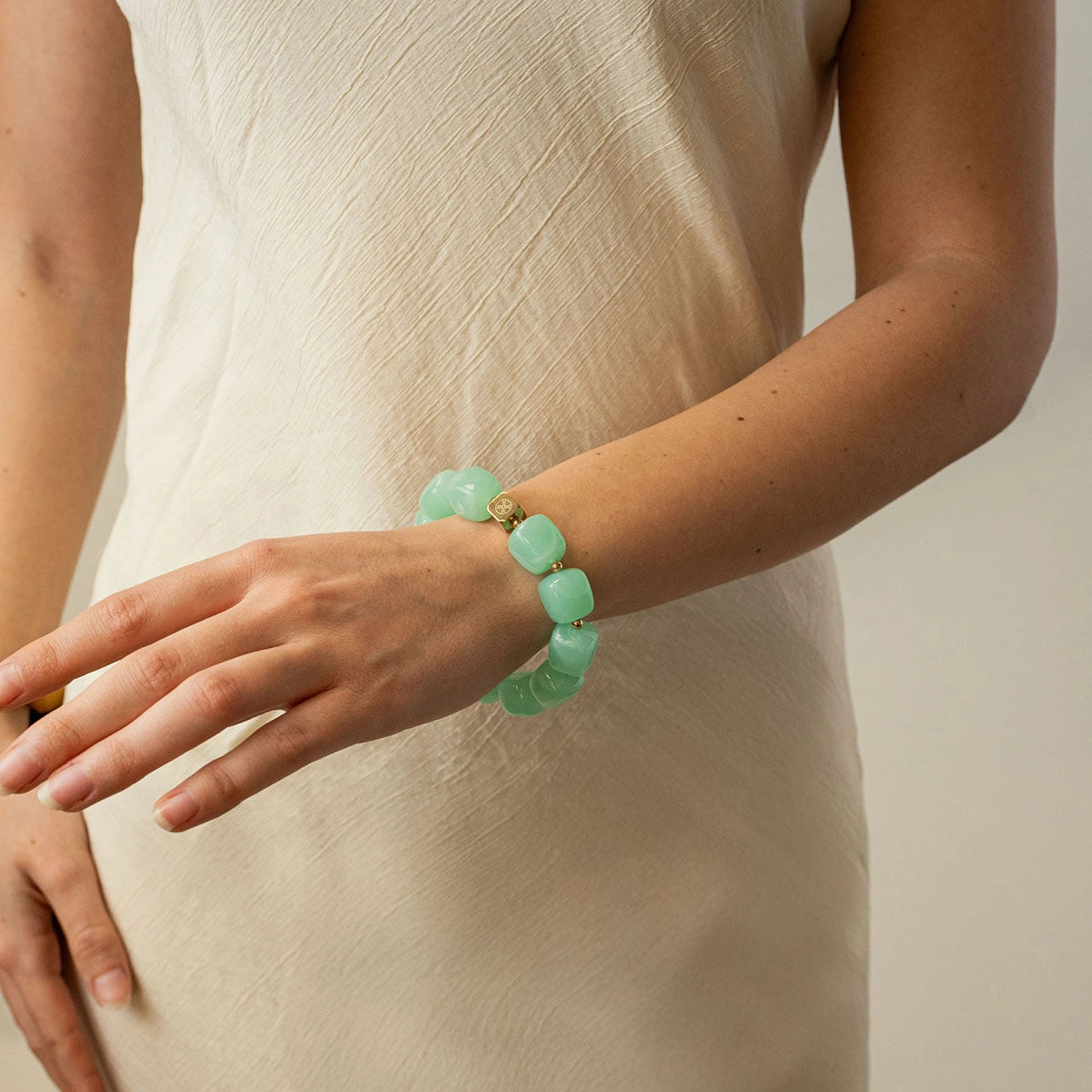 Pulsera Marbles Veina Verde Anartxy