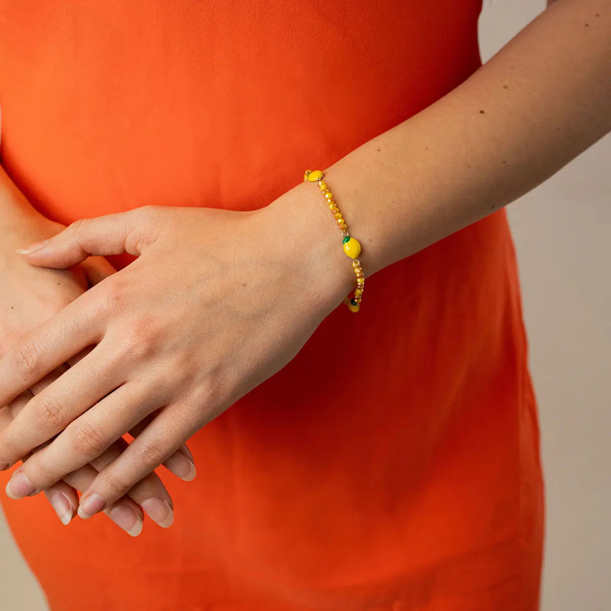 Pulsera Vine Blossom Amarillo Anartxy
