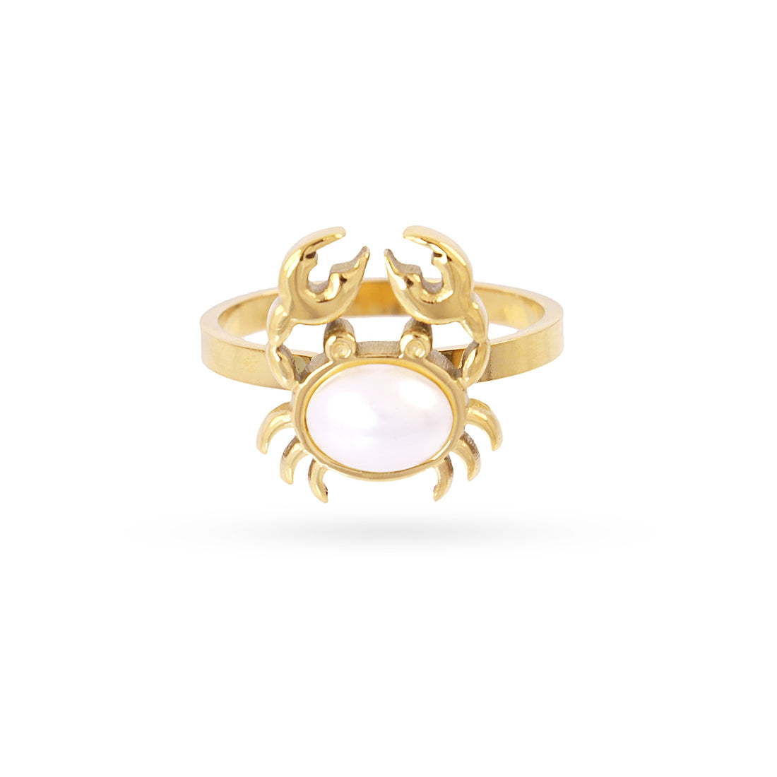 Anillo Aqua Myth Dorado Anartxy