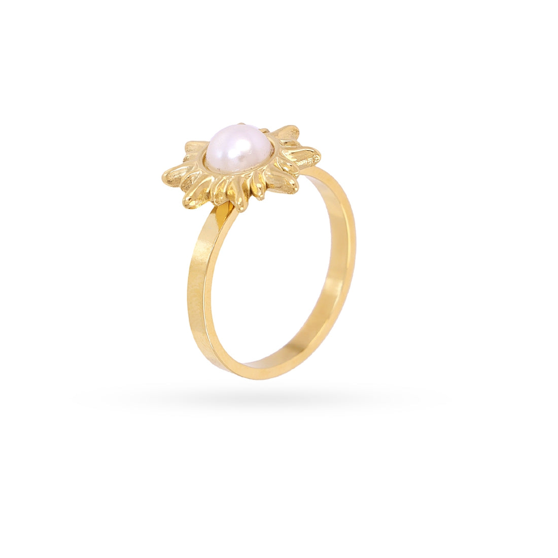 Anillo Aqua Veil Dorado Anartxy