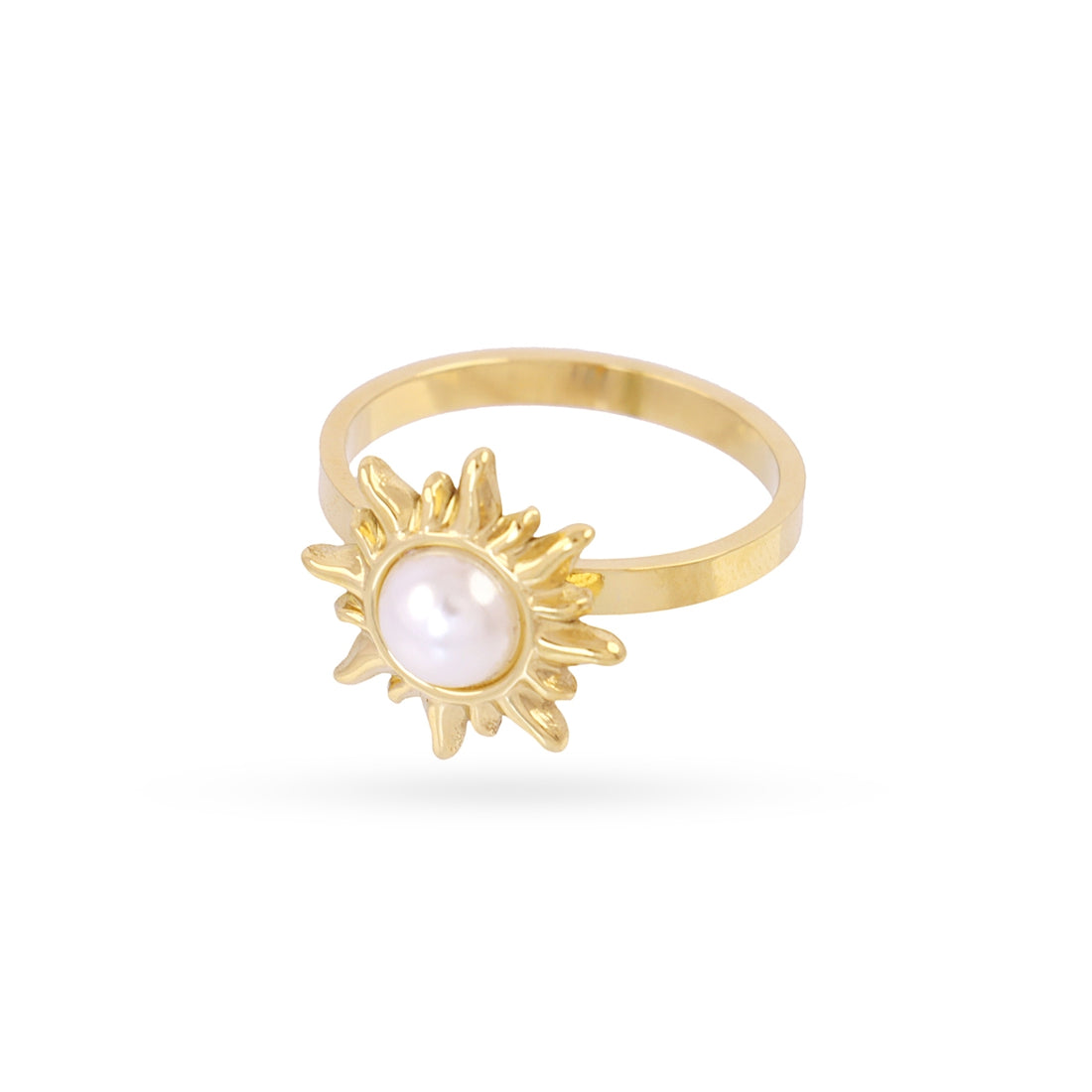 Anillo Aqua Veil Dorado Anartxy