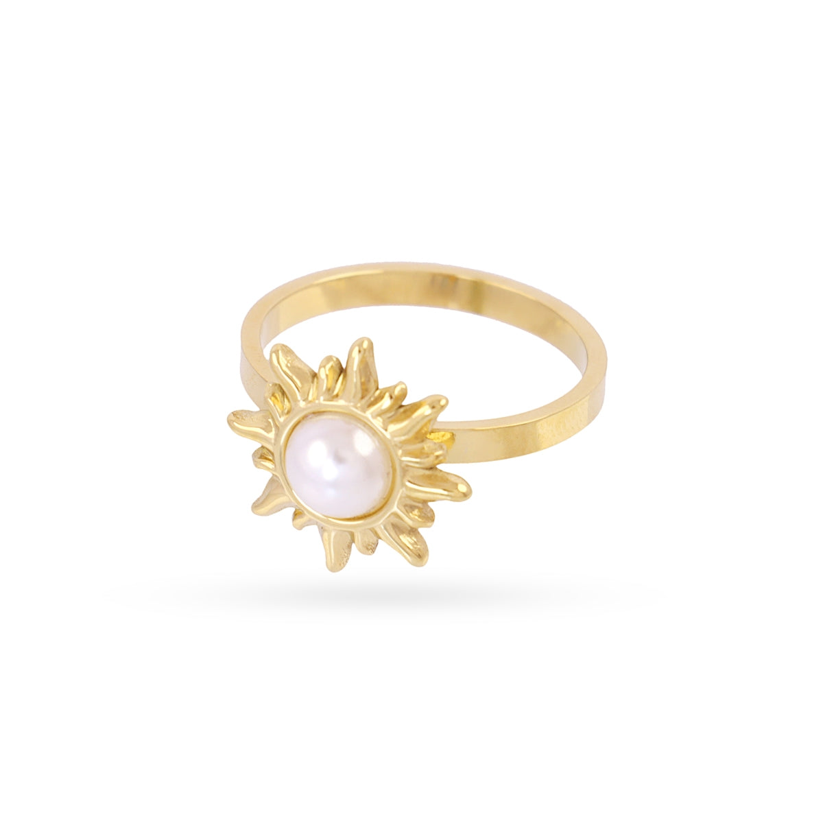 Anillo Aqua Veil Dorado Anartxy