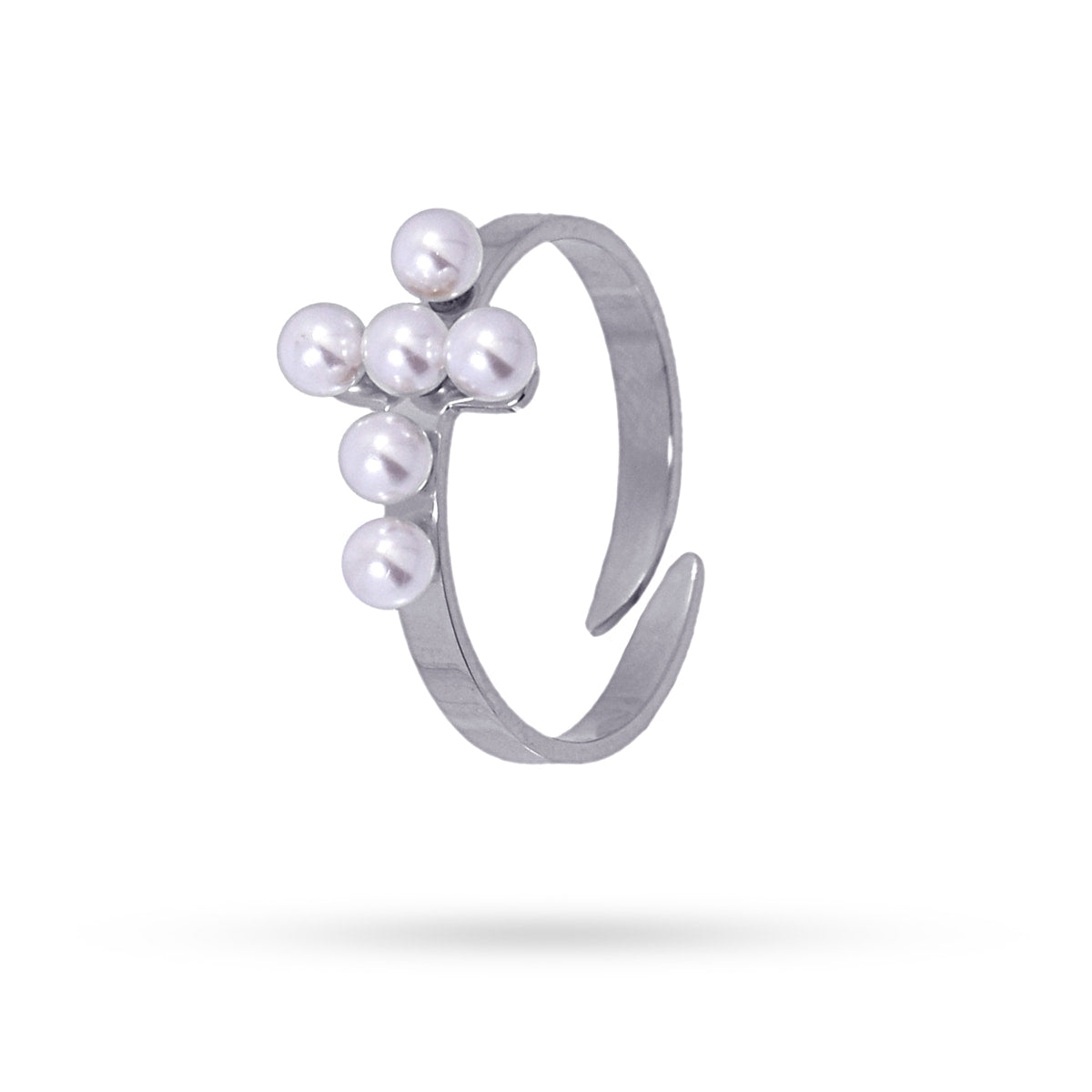 Anillo Badra Plateado Anartxy
