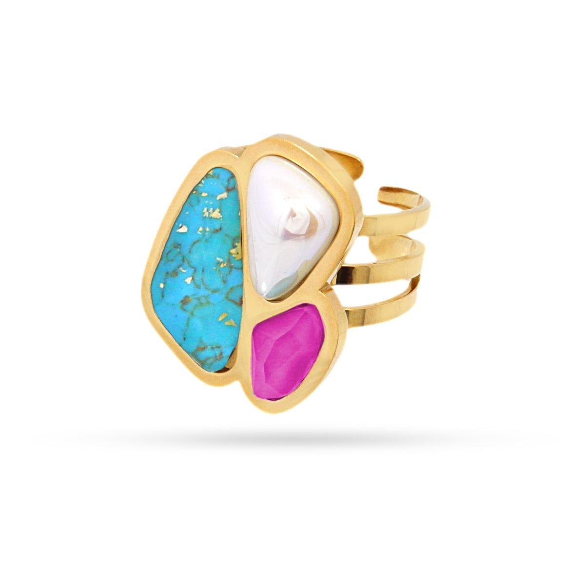 Anillo Aqua Maldives Verde Anartxy