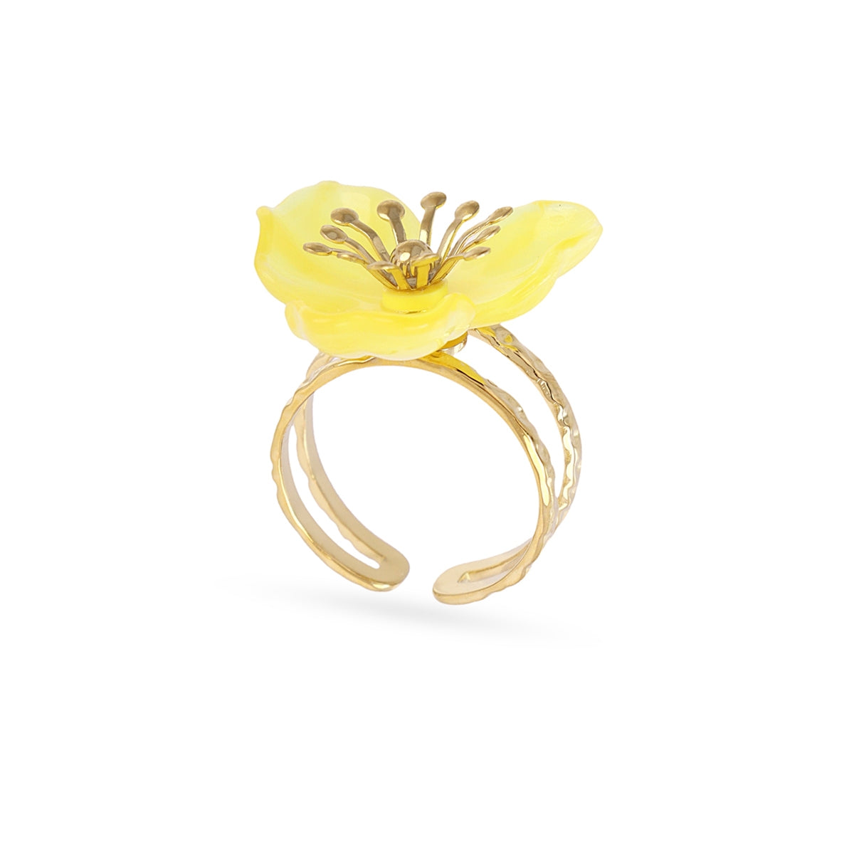 Anillo Bloom Yara Amarillo Anartxy