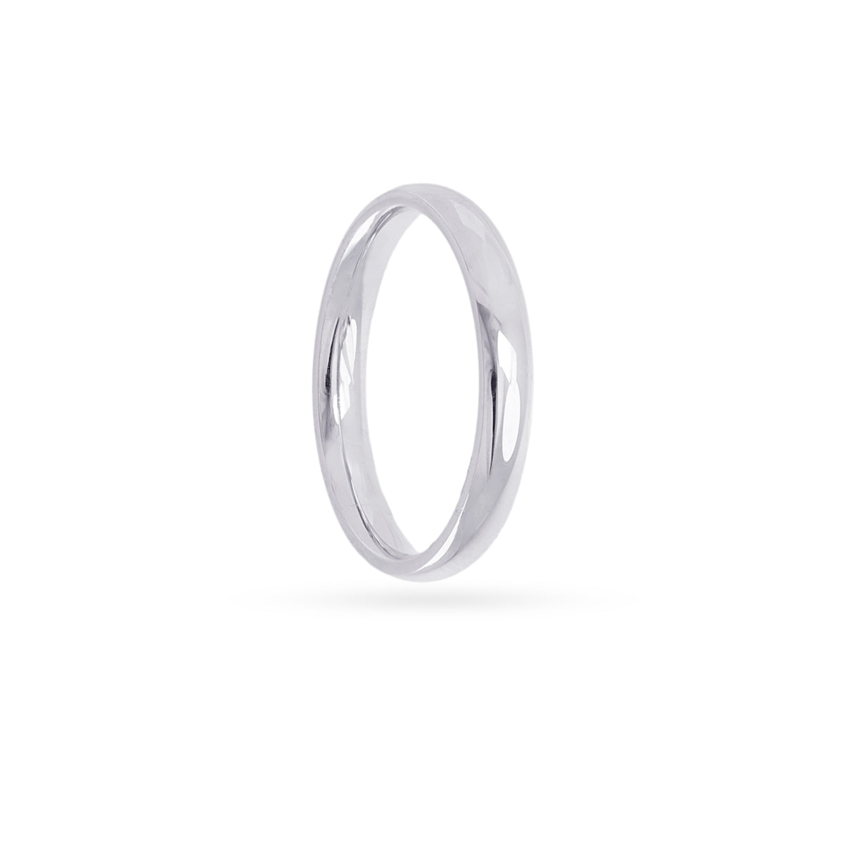 Anillo brillante solitario dorado o plateado Plateado Anartxy