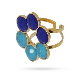 Anillo Caleana Azul Anartxy
