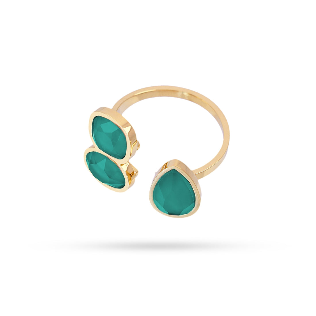 Anillo Drops Drizzle Verde Anartxy