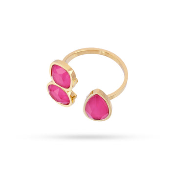 Anillo Drops Drizzle Rosa Anartxy